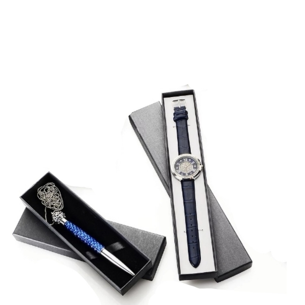 NWT Croton Crystal Genevex Watch and Pen S…